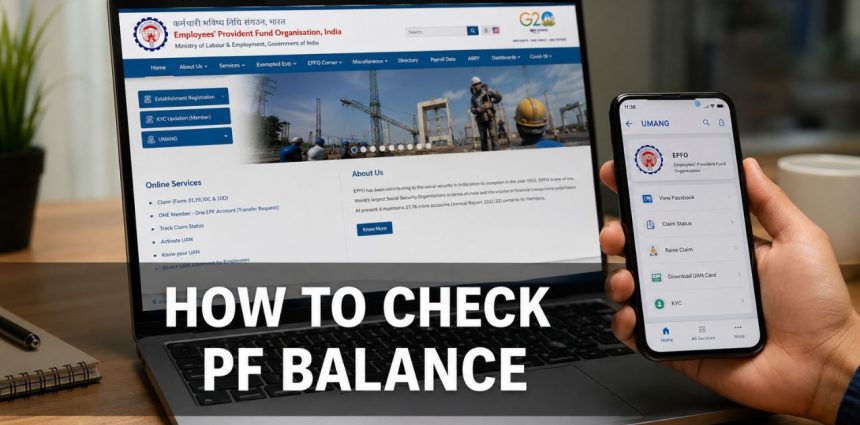 How to Check PF Balance in 2026: A Complete Step-by-Step Guide (Easy & Updated)
