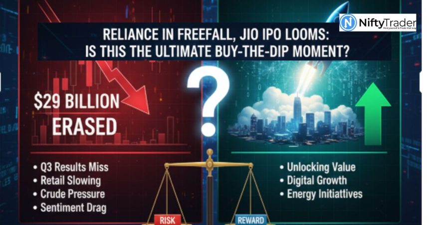 Reliance shares fall to 5-year lows ahead of Jio IPO