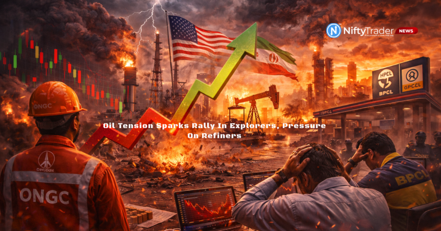 Oil and Natural Gas Corporation, Oil India Limited rise as US–Iran tensions lift crude