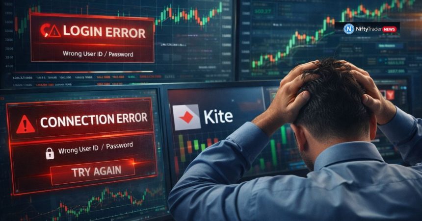 Zerodha Outage Hits Traders: Did Login Failures and Stuck Orders Impact Retail Traders Amid Market Gains?