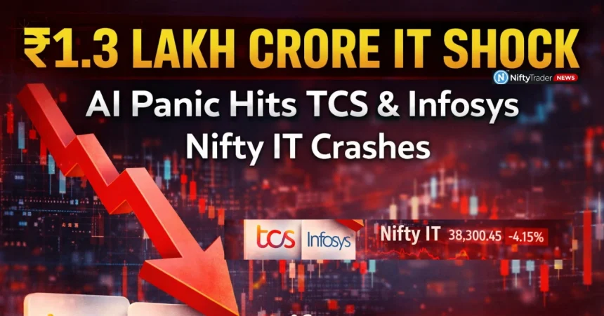 AI Panic Wipes ₹1.3 Lakh Cr from IT Stocks—Why TCS, Infosys May Face Deeper Cuts