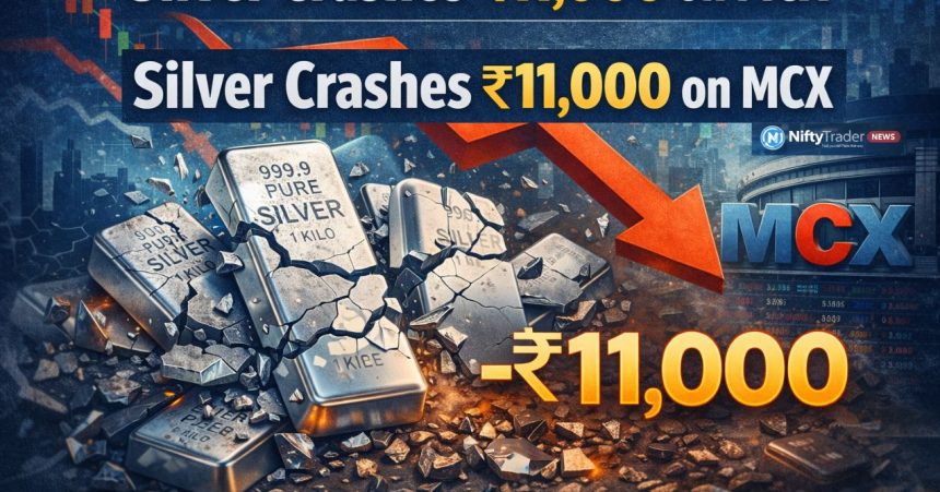 Silver Crashes ₹11,000 on MCX as Margin Hike Triggers ETF Selling — Key Levels to Watch