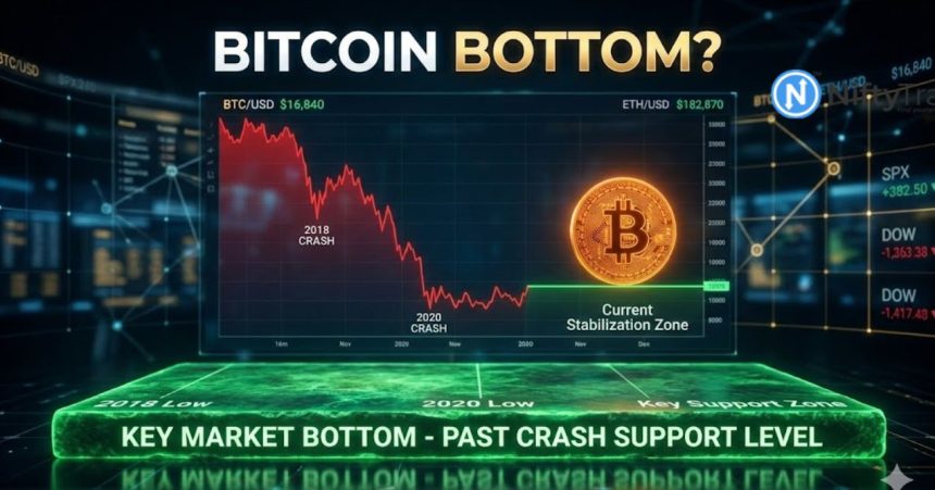 Bitcoin Approaches Key Bear-Market Bottom Level That Ended Past Crypto Crashes