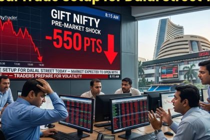 Pre-Market Shock: GIFT Nifty Down 550 Points — Critical Trade Setup for Dalal Street Today