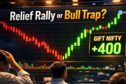 Gift Nifty Jumps 400 Points After Crash — Relief Rally or Another Trap? What Will Decide Today’s Trade