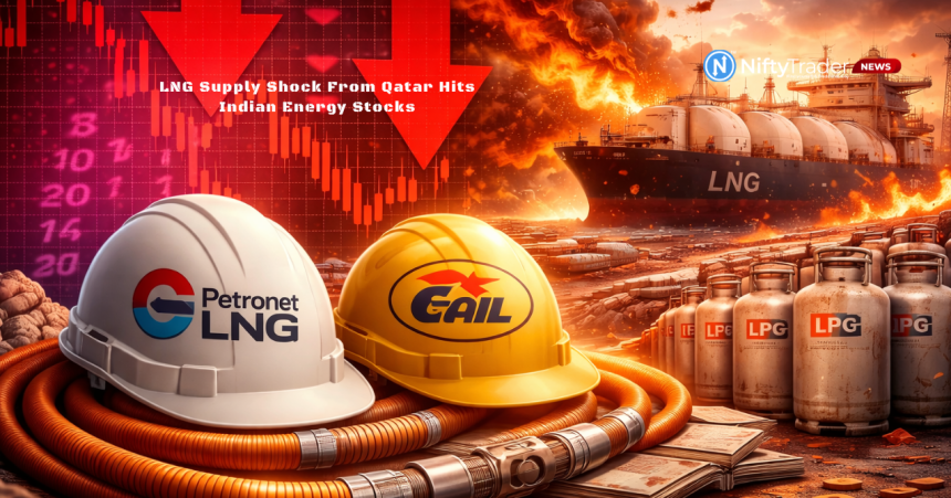 Gas Stocks Slide as Middle East War Disrupts LNG Supply — Why Petronet LNG and GAIL Shares Fell Up to 6%
