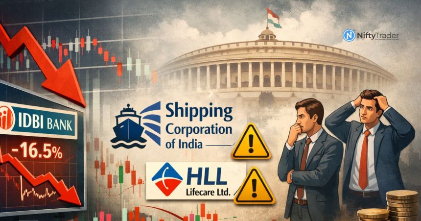 India’s Privatisation Push Hits a Wall — Weak Bids Force Rethink on IDBI, Shipping Corp., and HLL