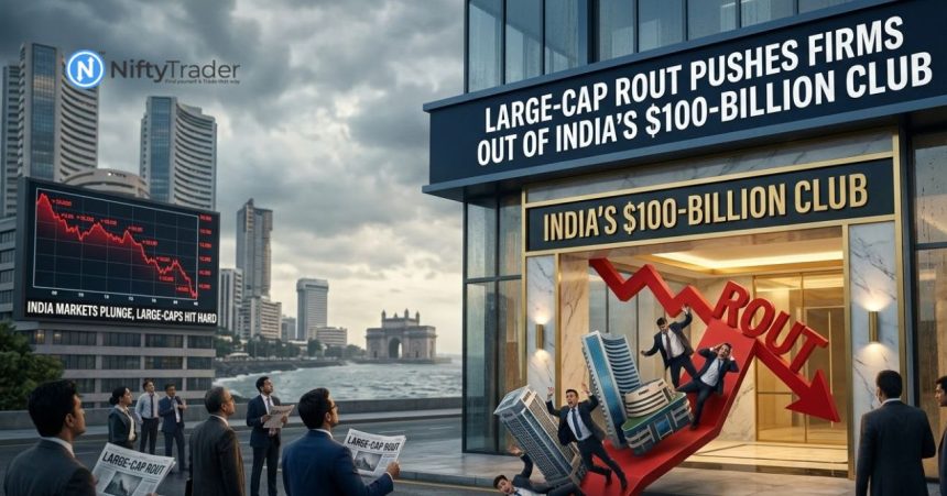 Large-Cap Rout Pushes Firms Out of India’s $100-Billion Club — Warning Signal for Markets?