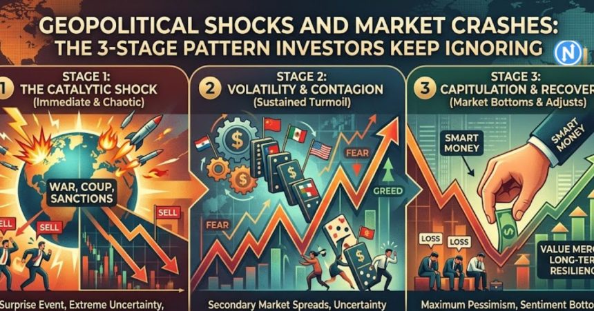 Why Markets Crash During Geopolitical Crises—The 3-Stage Pattern Investors Miss