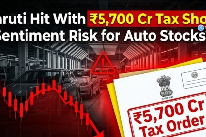 Maruti Suzuki Hit With ₹5,700 Cr Tax Order — Why This Suddenly Matters for Markets