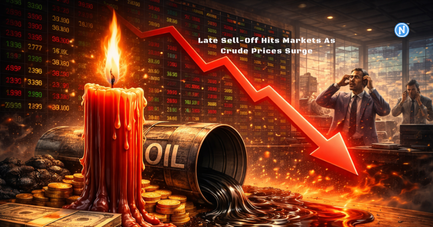 Nifty Sensex Crashes in Just 15 Minutes — Did a Crude Shock or HDFC Bank Trigger the Sudden Sell-Off