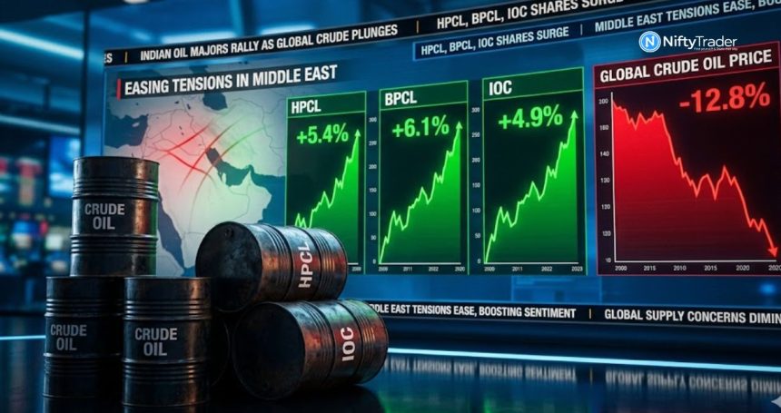 Oil Eases, PSU Oil Stocks Jump—Why HPCL, BPCL, IOC Are Back in Focus