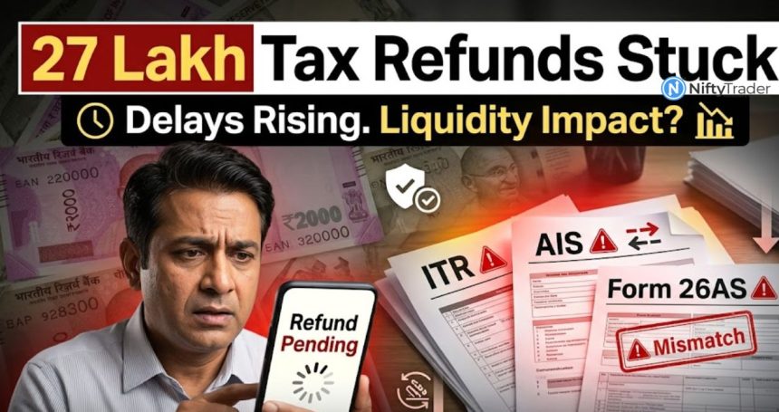 Over 27 Lakh Tax Refunds Stuck — What’s Causing the Delay and Why It Matters Now