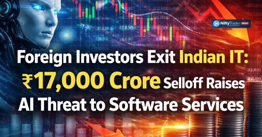 Foreign Investors Exit Indian IT: ₹17,000 Crore Selloff Raises AI Threat to Software Services