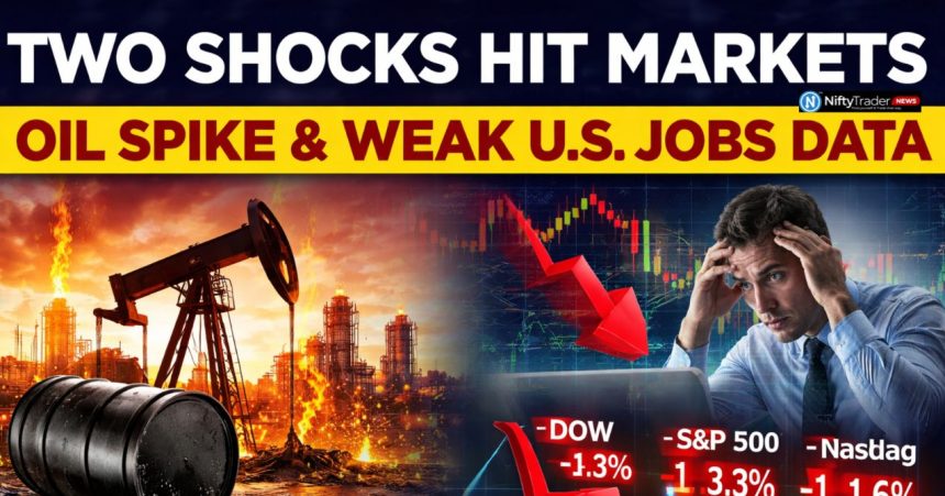 Two Shocks Hit Markets Overnight—Oil Spike and Weak U.S. Jobs Data Sink Wall Street