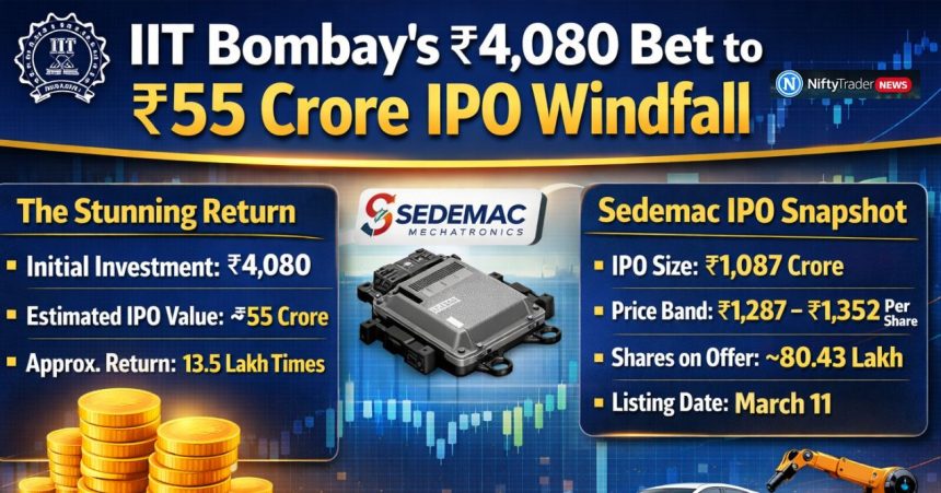 ₹4,080 to ₹55 Crore: How an Early Bet by IIT Bombay Turned Into a Massive IPO Windfall