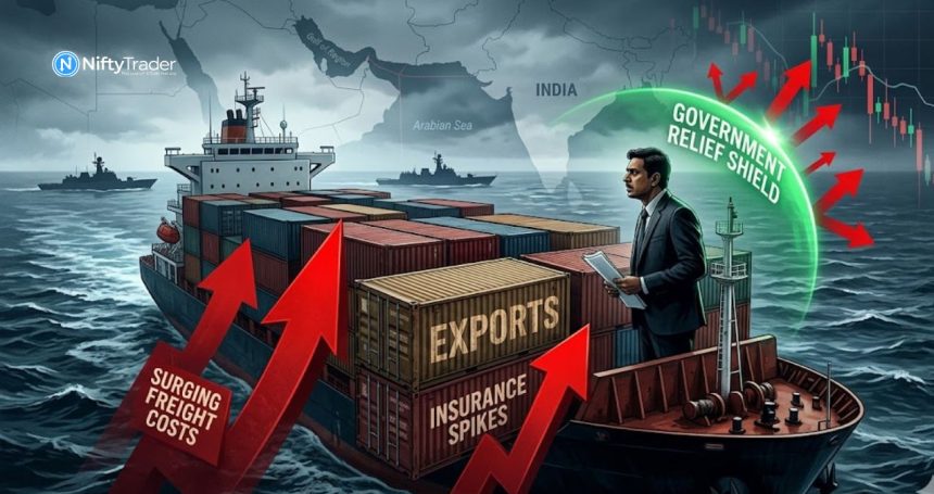War-Risk Shock Hits Exports: Govt Weighs Relief as Freight & Insurance Costs Surge — Key Sectors on Watch