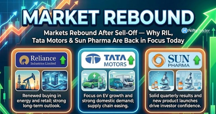 Market Bounce or Bull Trap? Nifty Recovers Sharply as Reliance, Ola Electric, Tata Motors Drive Stock-Specific Action