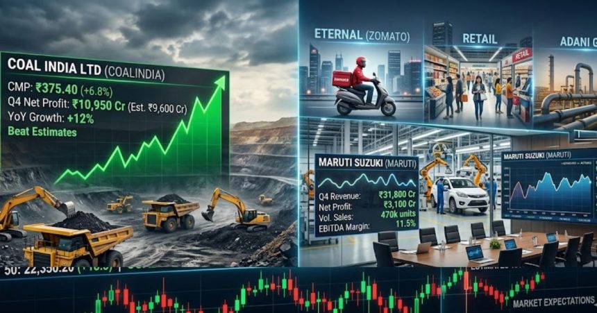 Coal India Beats Estimates; Maruti Q4 Results Due Today