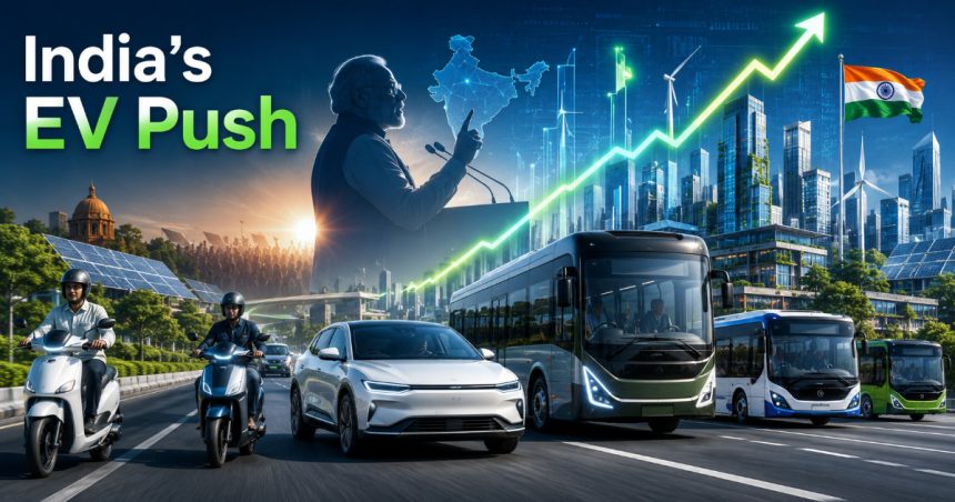 EV Stocks Jump Up to 6.5% After PM Modi’s Electric Vehicle Push Sparks Fresh Investor Interest