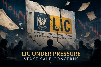 LIC Shares Slide 3% After Report Suggests Govt May Sell 2% Stake Soon