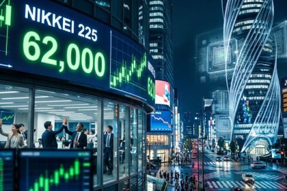 Nikkei 225 Hits Record 62,000 as AMD Fuels Tech Rally