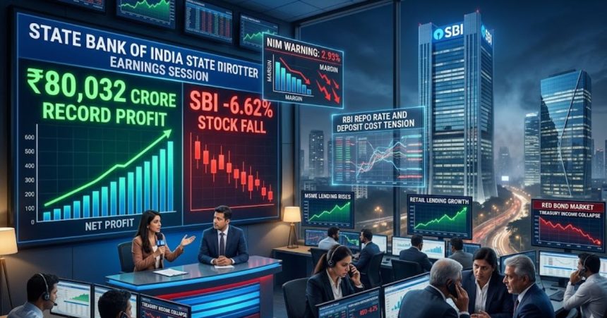 SBI Q4 FY26: Powerful Profit Hits ₹80,032 Cr, NIM Drops Below 3%