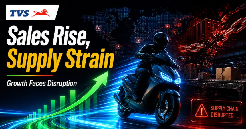 TVS Motor’s Growth Story Faces a Twist Strong Sales but Supply Chain Worries Emerge
