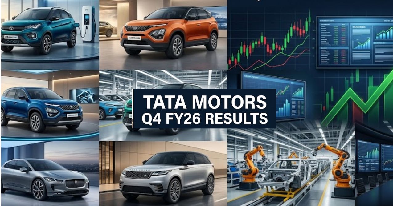 Tata Motors Q4 FY26 PAT Falls 32% to Rs 5,783 Cr; Stock Up 8%
