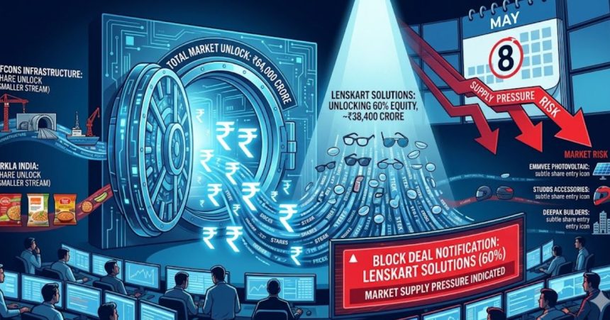 ₹64,000 Crore in Lock-In Shares Free Up This Week: Lenskart Leads