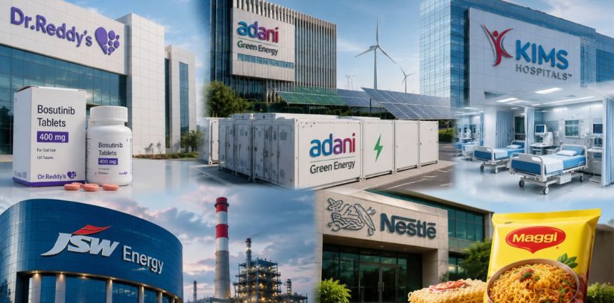 5 Stocks in Focus After Nifty's 470-Point Rally: Dr Reddy's, Adani Green, JSW Energy Lead Action