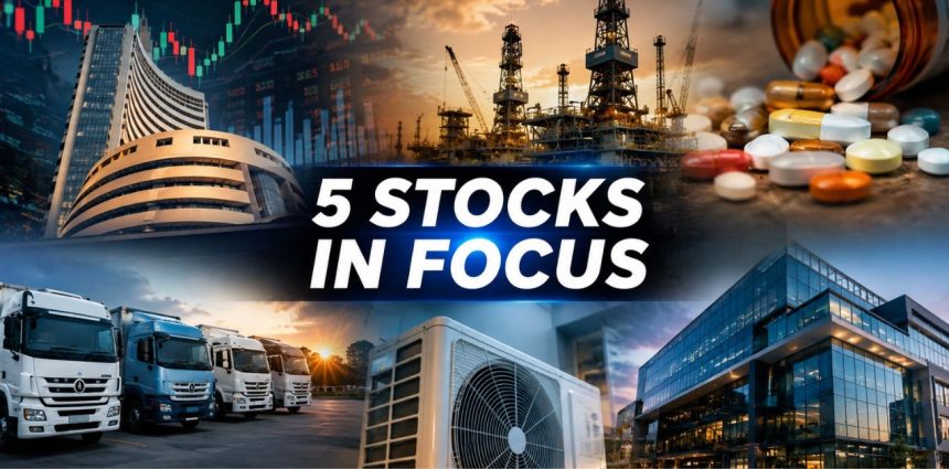 5 Stocks to Watch Monday: Sun Pharma, ONGC, Tata Motors & More