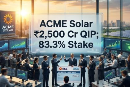 ACME Solar Plans ₹2,500 Crore QIP This Week, Promoters at 83.3%
