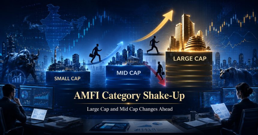 AMFI Reshuffle 2026 BSE, Vodafone Idea Eye Large-Cap; Lodha May Drop