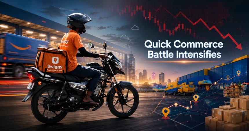 Amazon and Flipkart Intensify India's Quick Commerce War as Blinkit and Swiggy Lose $15 Billion