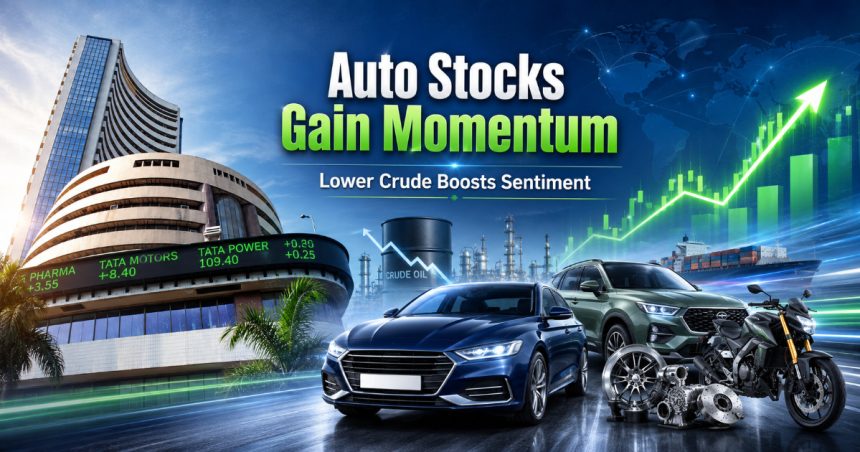Auto Stocks Rise Up to 4% as Crude Oil Prices Ease; Maruti, Uno Minda Lead Gains
