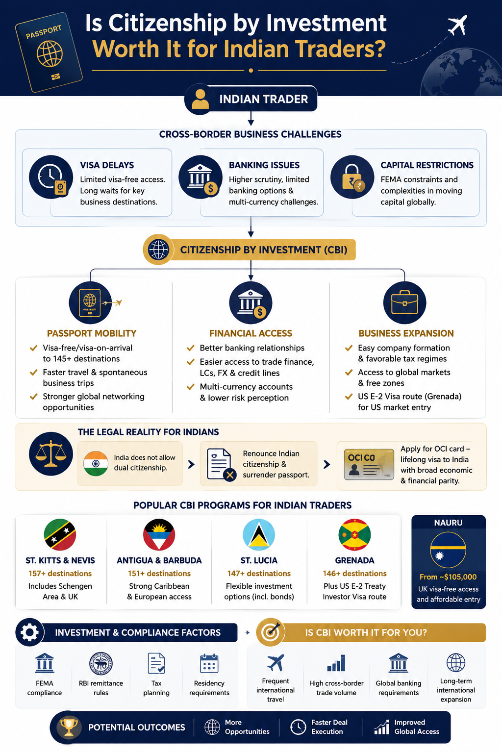 Citizenship by investment for Indian traders