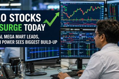 F&O Stocks With Sharp OI Surge: Vishal Mega Mart Leads, Adani Power Sees Biggest Build-up