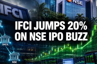 IFCI Hits Upper Circuit as NSE IPO Filing Nears: Why the Stock Jumped 20%