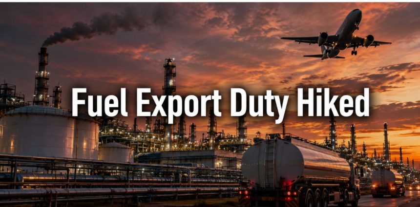 Windfall Tax Shock: Govt Hikes ATF Export Duty 31% in One Fortnight — What It Means for Refinery Stocks
