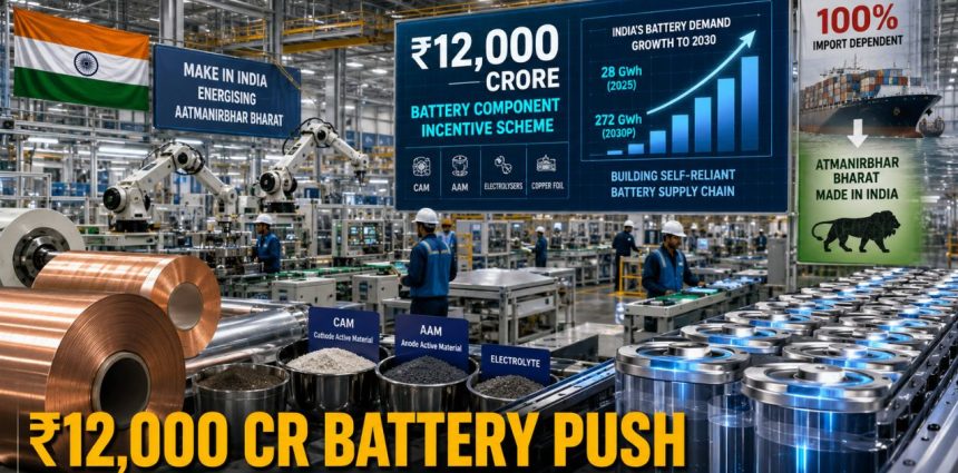 India's ₹12,000 Crore Battery Component Scheme: What Investors Need to Know