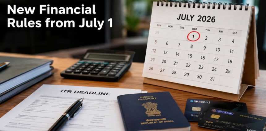 July 1 Brings 6 Big Financial Changes: ITR Deadline, Aadhaar, Passport & Credit Card Rules