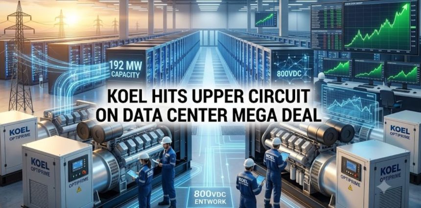Kirloskar Oil Engines Hits 20% Upper Circuit on 192 MW HyperNext Data Centre Deal