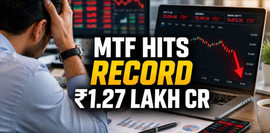 MTF Hits Record Rs 1.27 Lakh Crore — Some Brokers Now at 500% Risk Cap