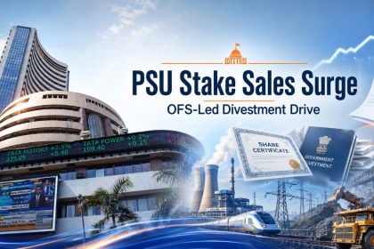 PSU Stake Sales Hit 11-Year High in 2026 Government Raises Rs.25,490 Crore via OFS Route