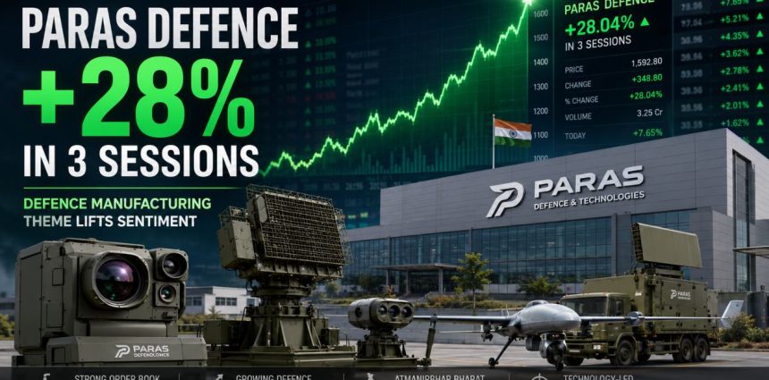 Paras Defence Shares Rally 28% in 3 Sessions: What Is Driving the Defence Stock?