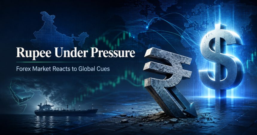 Rupee Falls 15 Paise to 94.48 in Early Trade Despite FII Inflows and Softer Crude Oil