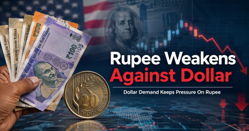 Rupee Falls to 94.58 Against Dollar as Month-End Dollar Demand Rises