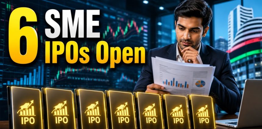 6 SME IPOs Open Today: GMP Split Shows Where Demand Is Building