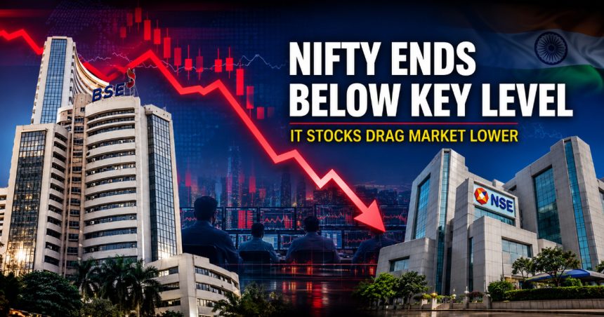 Sensex Sheds 250 Points, Nifty Slips Below 23,900 as IT Stocks Drag